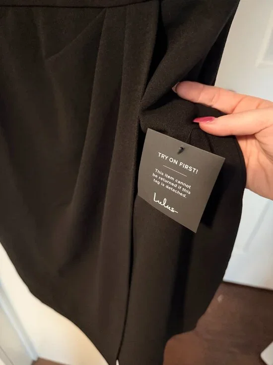 Westwood Black Half Sleeve Sheath Dress | XL | NWT - Picture 5 of 6